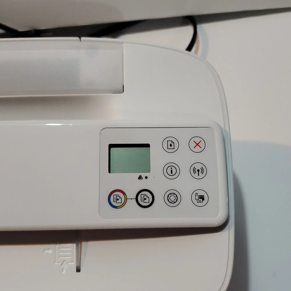 HP DeskJet 3755 Gray and White Printer Scanner